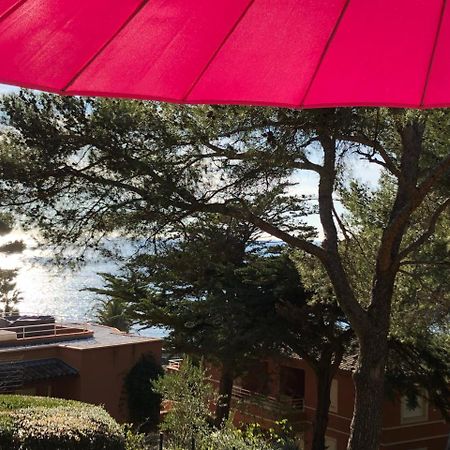 50m Plage T2 Grande Terrasse Vue Mer Climatisé Piscine Chauffée, Parking clos gratuit Sanary-sur-Mer Esterno foto